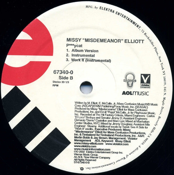 Missy Elliott – Work It / P***ycat – edition reference image