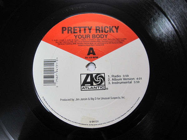Pretty Ricky – Your Body / I Want You (Girlfriend) – 1, Vinyl, 12"