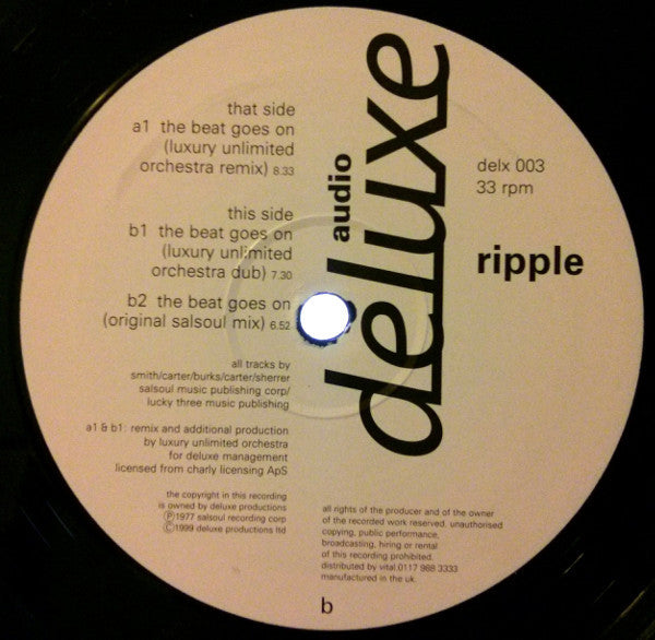 Ripple – The Beat Goes On cover