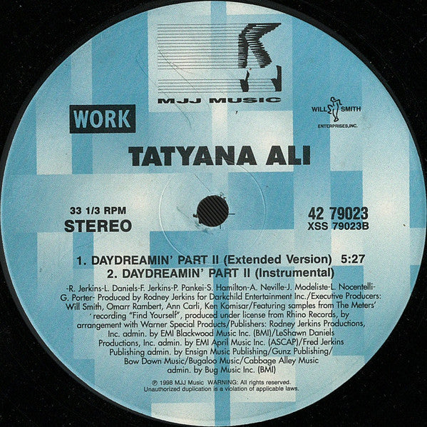 Tatyana Ali – Daydreamin' – 1, Vinyl, 12"