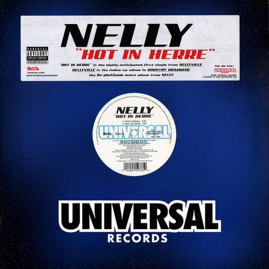 Nelly – Hot In Herre – edition reference image