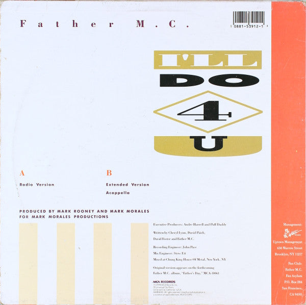 Father MC – I'll Do 4 U – edition reference image