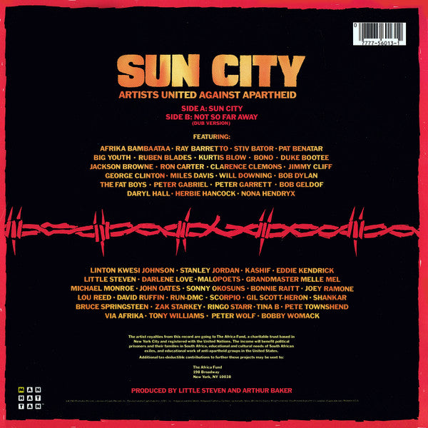 Artists United Against Apartheid – Sun City – edition reference image