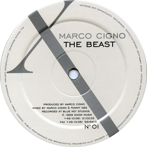 Marco Cigno – The Beast cover
