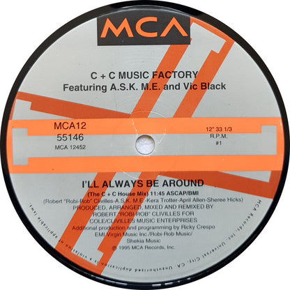 C + C Music Factory – I'll Always Be Around – edition reference image
