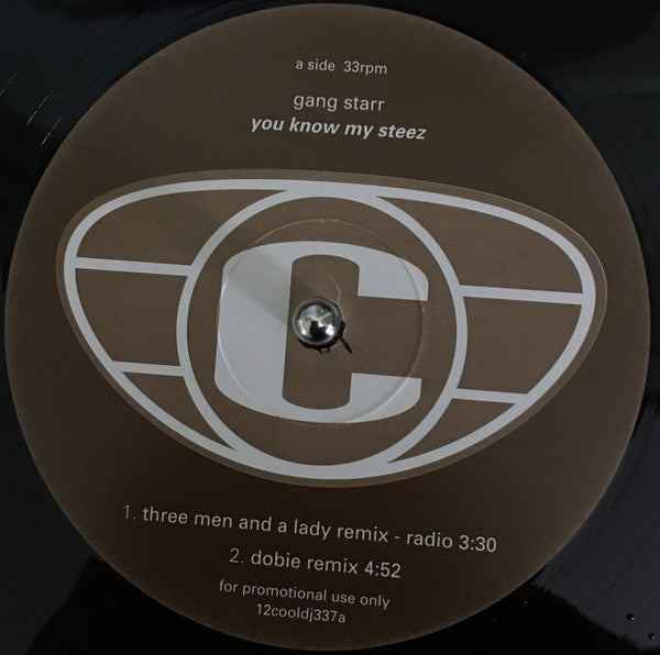 Gang Starr – You Know My Steez (UK Remixes) – edition reference image