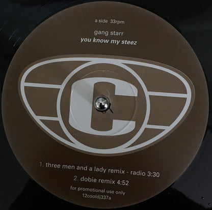 Gang Starr – You Know My Steez (UK Remixes) – edition reference image