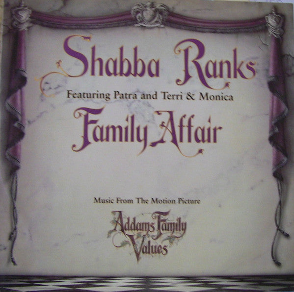 Shabba Ranks Featuring Patra & Terri & Monica – Family Affair – edition reference image