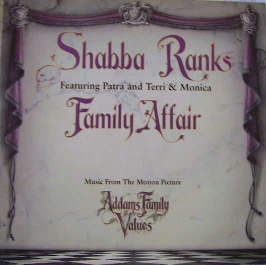 Shabba Ranks Featuring Patra & Terri & Monica – Family Affair – edition reference image