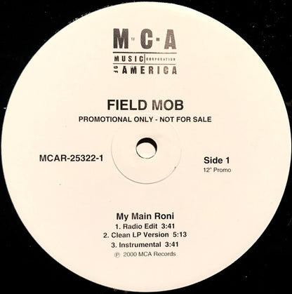 Field Mob – My Main Roni – edition reference image