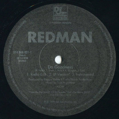 Redman – Da Goodness – edition reference image