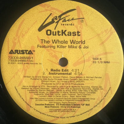 OutKast Featuring Killer Mike & Joi (3) – The Whole World – edition reference image