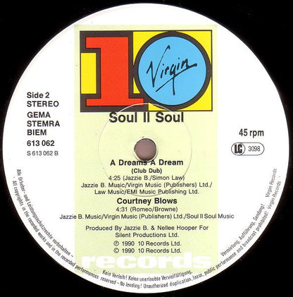 Soul II Soul – A Dreams A Dream – edition reference image