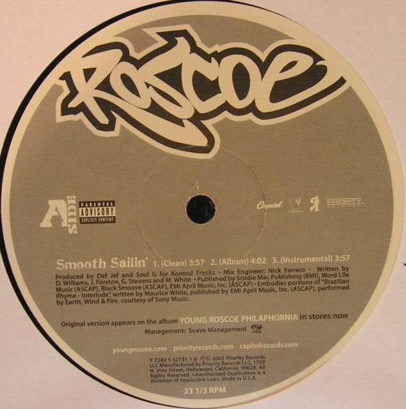 Roscoe – Smooth Sailin' – edition reference image