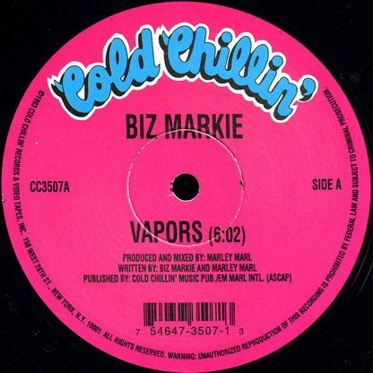 Biz Markie – Vapors – 1, Vinyl, 12", 33 ⅓ RPM, Limited Edition