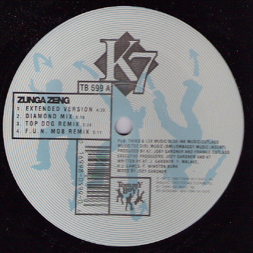 K7 – Zunga Zeng – 12-inch Vinyl – release reference 3