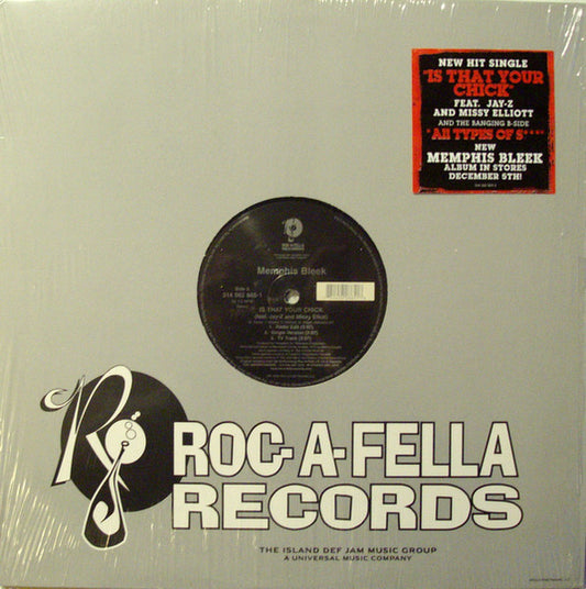 Memphis Bleek Feat. Jay-Z And Missy Elliott – Is That Your Chick – edition reference image