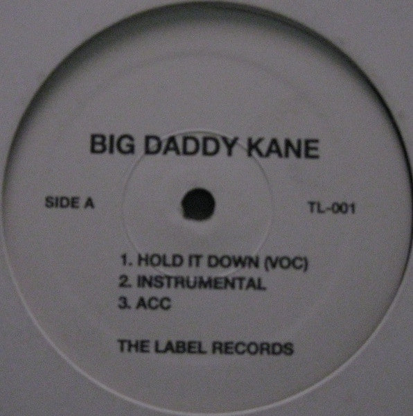 Big Daddy Kane – Hold It Down / Unda Presha – edition reference image