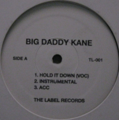 Big Daddy Kane – Hold It Down / Unda Presha – edition reference image