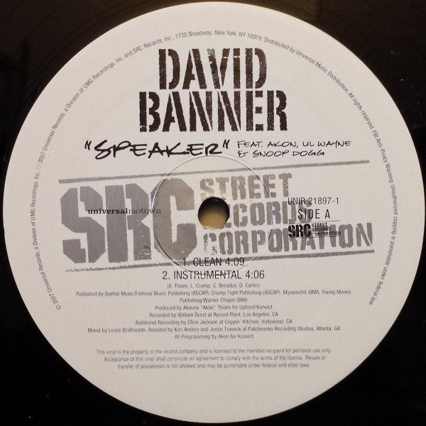 David Banner – Speaker – edition reference image