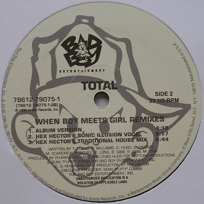 Total – Do You Think About Us & When Boy Meets Girl (Remixes) – edition reference image