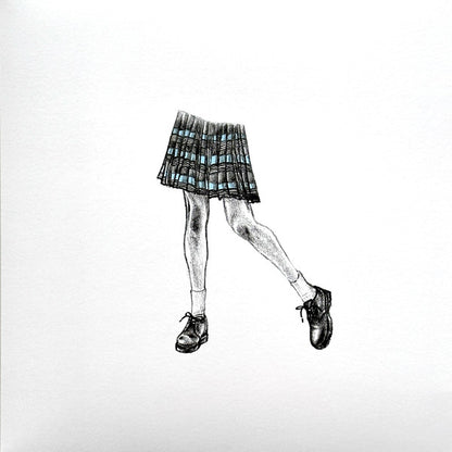 Conan Gray – Heather – 45 RPM · Single · Limited Edition · Sky Blue & Black Splatter · Wishbone Edition – Mint (M) – front