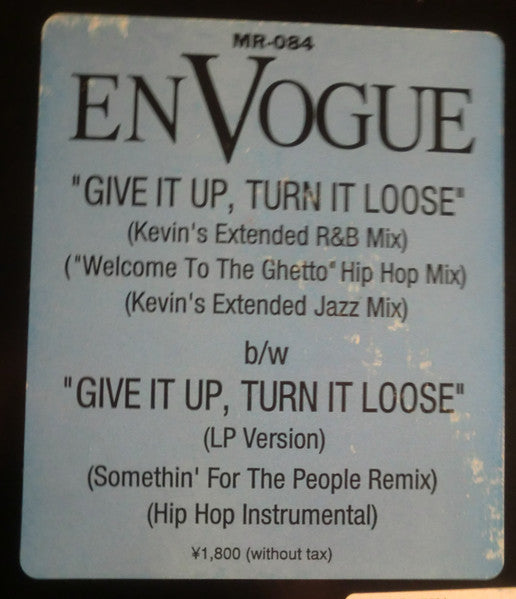 En Vogue – Give It Up, Turn It Loose – edition reference image