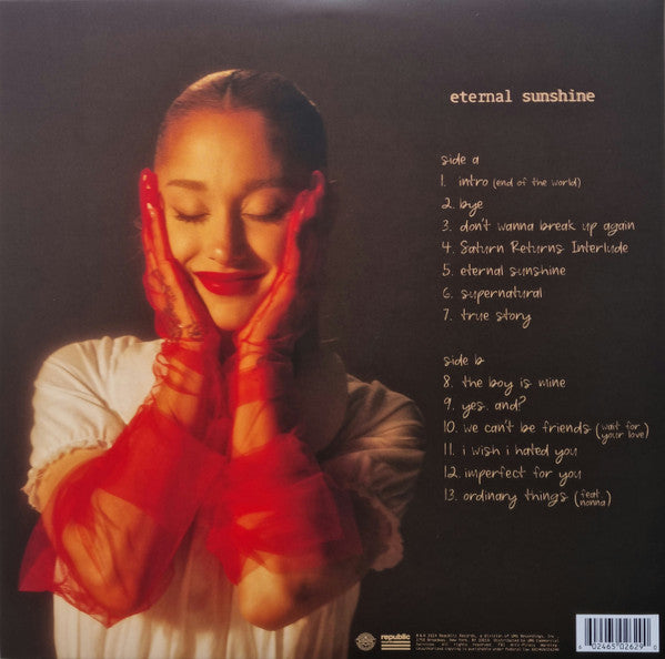 Ariana Grande – Eternal Sunshine – Ruby Red Exclusive Cover Vinyl (LP)
