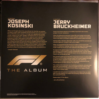 Various – F1 The Album (Music From F1 The Movie) – Gold Vinyl (LP)