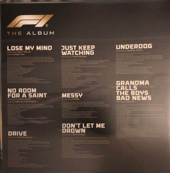 Various – F1 The Album (Music From F1 The Movie) – Gold Vinyl (LP)
