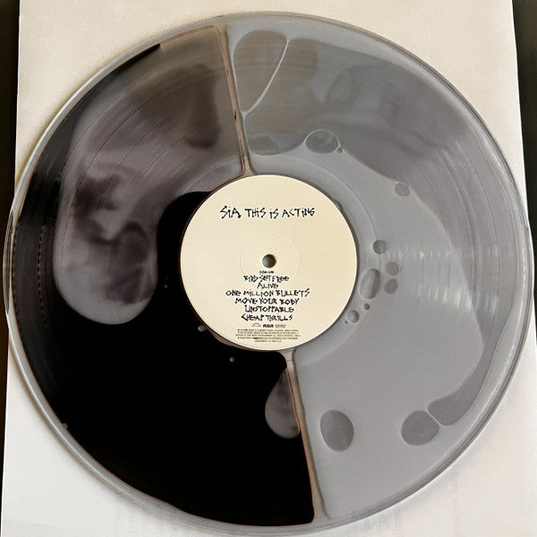 Sia – This Is Acting – LP · Limited Edition · Split Black and White Liquid – Mint (M) – image 3