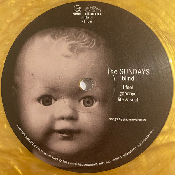 The Sundays – Blind – 2×45 RPM · Reissue · Remastered · Translucent Gold Nugget – Mint (M) – image 3
