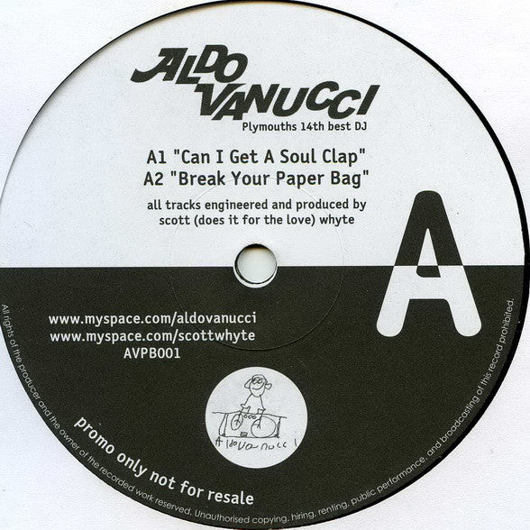 Aldo Vanucci – Can I Get A Soul Clap – 12-inch – release reference 1
