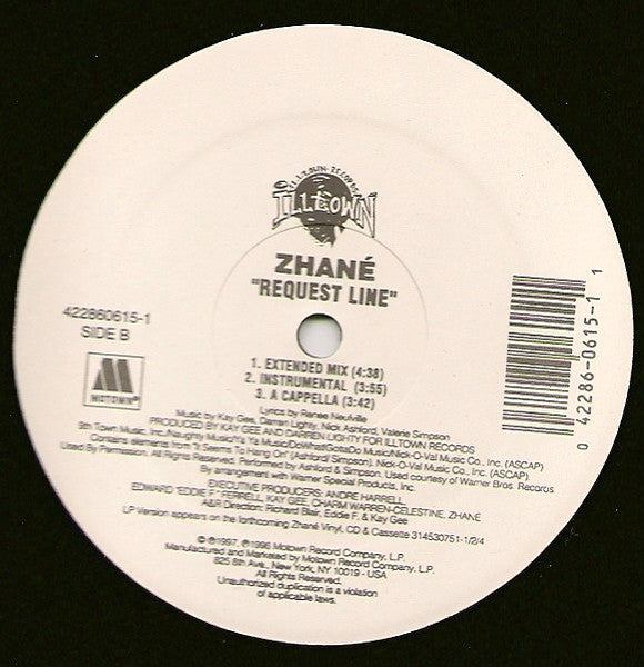 Zhané – Request Line – edition reference image
