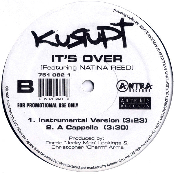 Kurupt – It's Over – edition reference image