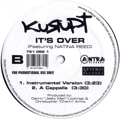 Kurupt – It's Over – edition reference image