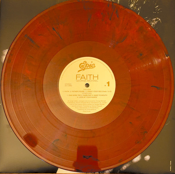 George Michael – Faith – Red & Black Marbled Vinyl (2LP)