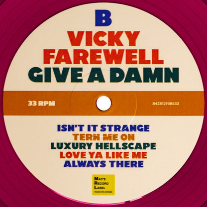 Vicky Farewell – Give A Damn – 1, Vinyl, LP, Album, Stereo