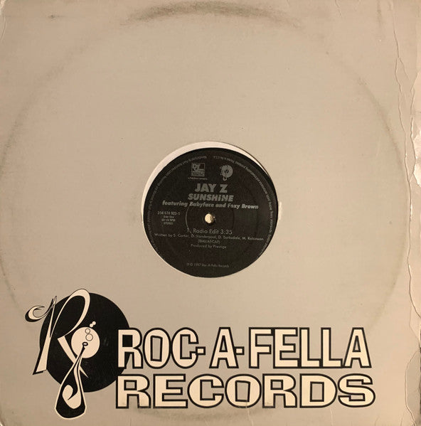 Jay-Z featuring Babyface and Foxy Brown – Sunshine – edition reference image