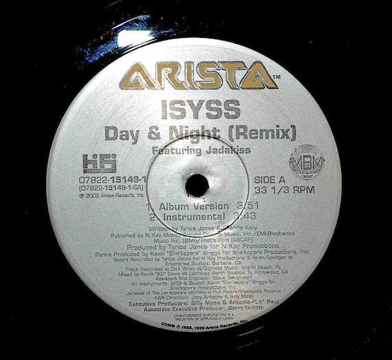 Isyss, Jadakiss – Day & Night (Remix) – edition reference image