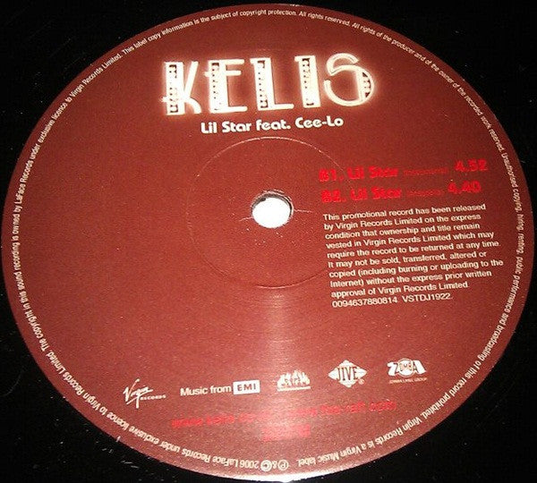 Kelis Feat. Cee-Lo – Lil Star – edition reference image
