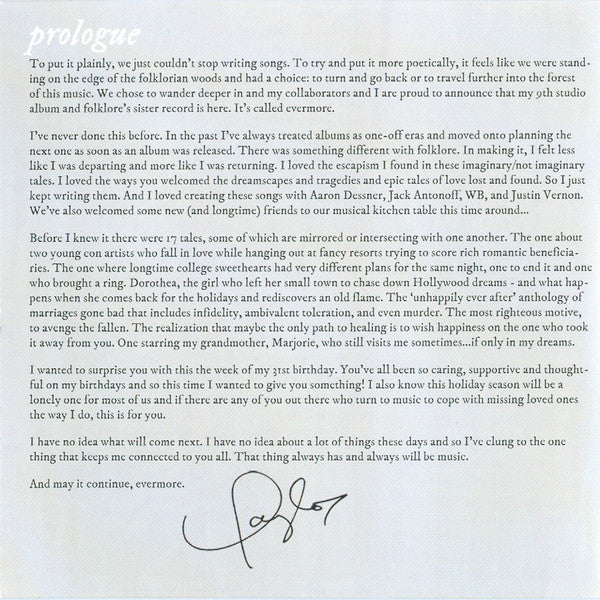 Taylor Swift – Evermore