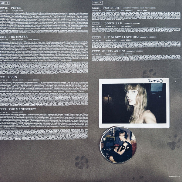 Taylor Swift – The Tortured Poets Department (The Anthology) – LP · Clear Marbled + LP · Grey Marbled Translucent + LP · Dark Grey Marbled Translucent + LP · Gold Marbled Translucent + All Media – Mint (M) – image 20