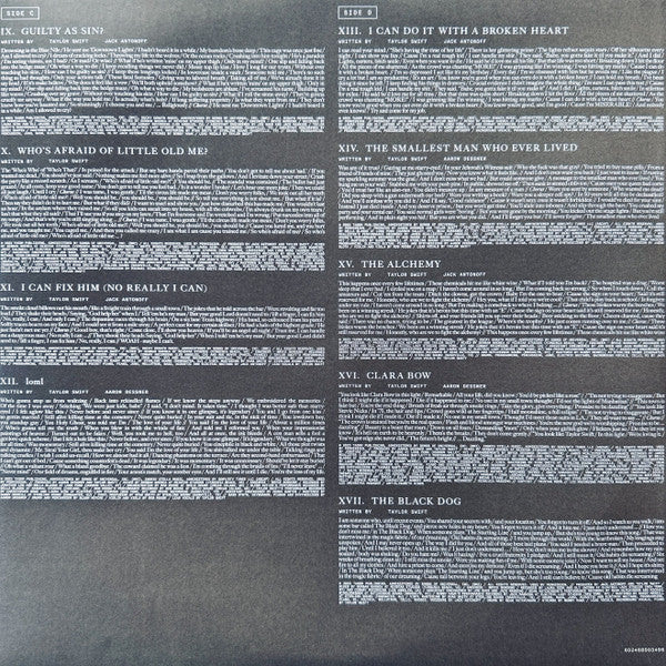Taylor Swift – The Tortured Poets Department (The Anthology) – LP · Clear Marbled + LP · Grey Marbled Translucent + LP · Dark Grey Marbled Translucent + LP · Gold Marbled Translucent + All Media – Mint (M) – image 16