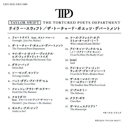 Taylor Swift – The Tortured Poets Department – "The Manuscript" – Mint (M) – image 7