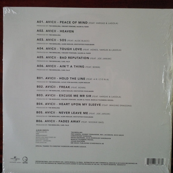Avicii Tim vinyl LP image 4