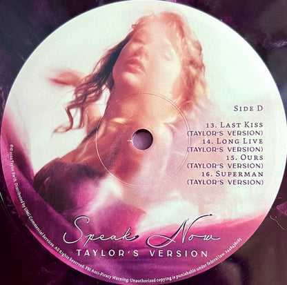 Taylor Swift – Speak Now (Taylor's Version)