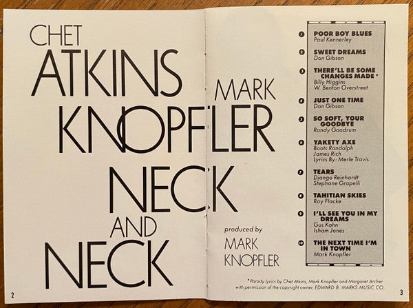 Chet Atkins / Mark Knopfler – Neck And Neck