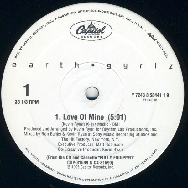 Earth Gyrlz – Love Of Mine – edition reference image