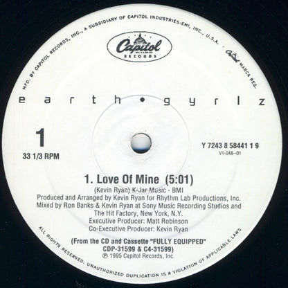 Earth Gyrlz – Love Of Mine – edition reference image